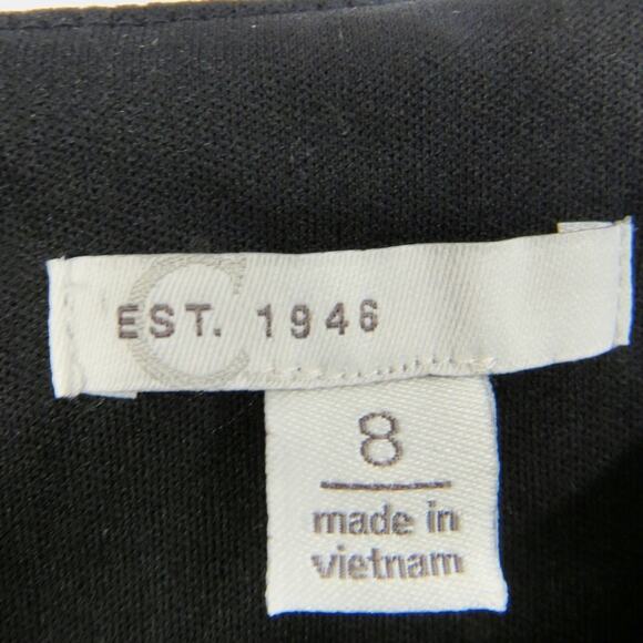 Cato Black Bell Sleeve Dress Formal Long Sleeve Dress Size 8 Large Wear to Work - Picture 4 of 4